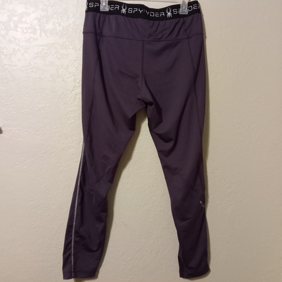 SPYDER Women's Slash Tights Purple XL - Picture 3 of 8